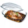 KADAX Heat-Resistant Dish with Lid for Baking Oval Glass
