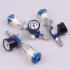 Pneumatic Spray Gun Air Regulator Gauge Water Trap Filter Tool Jp/Eu/Us Adapter