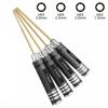 Hex Wrench Set 4 Pieces for RC Model Repairs 1 5/2 0/2 5/3 0mm Chrome Vanadium Steel Tools for Helicopters Cars Airplanes