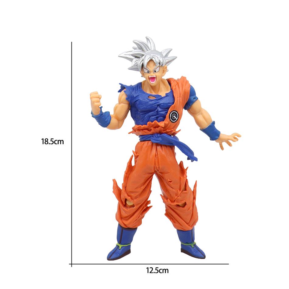 17-18CM Anime Dragon Ball Z Süper Saiyan Son Goku Broly Vegeta Anime Aksiyon Figürü Model Hediyeler Çocuklar İçin Koleksiyonluk Figürler