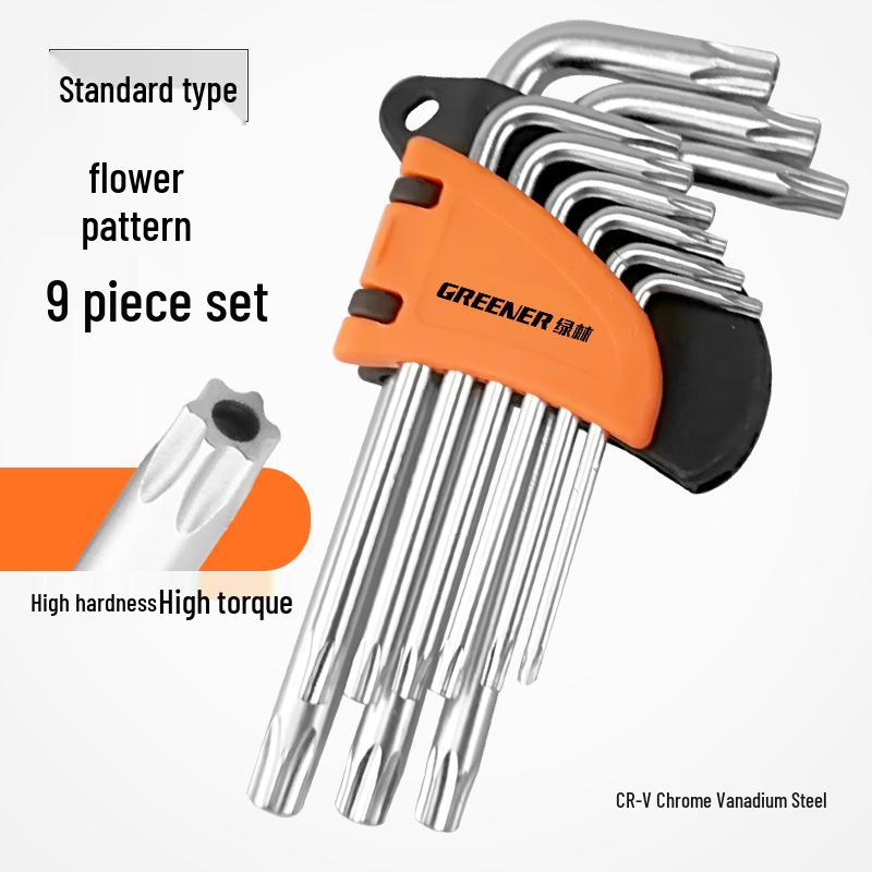 Hex Star T20-T30 Phillips Flower Screwdriver Set