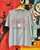 Vintage 80s Russell Athletic Stanford University Basketball Ivy American Vintage 3 Blend T Shirt / Vintage Sportswear Size L