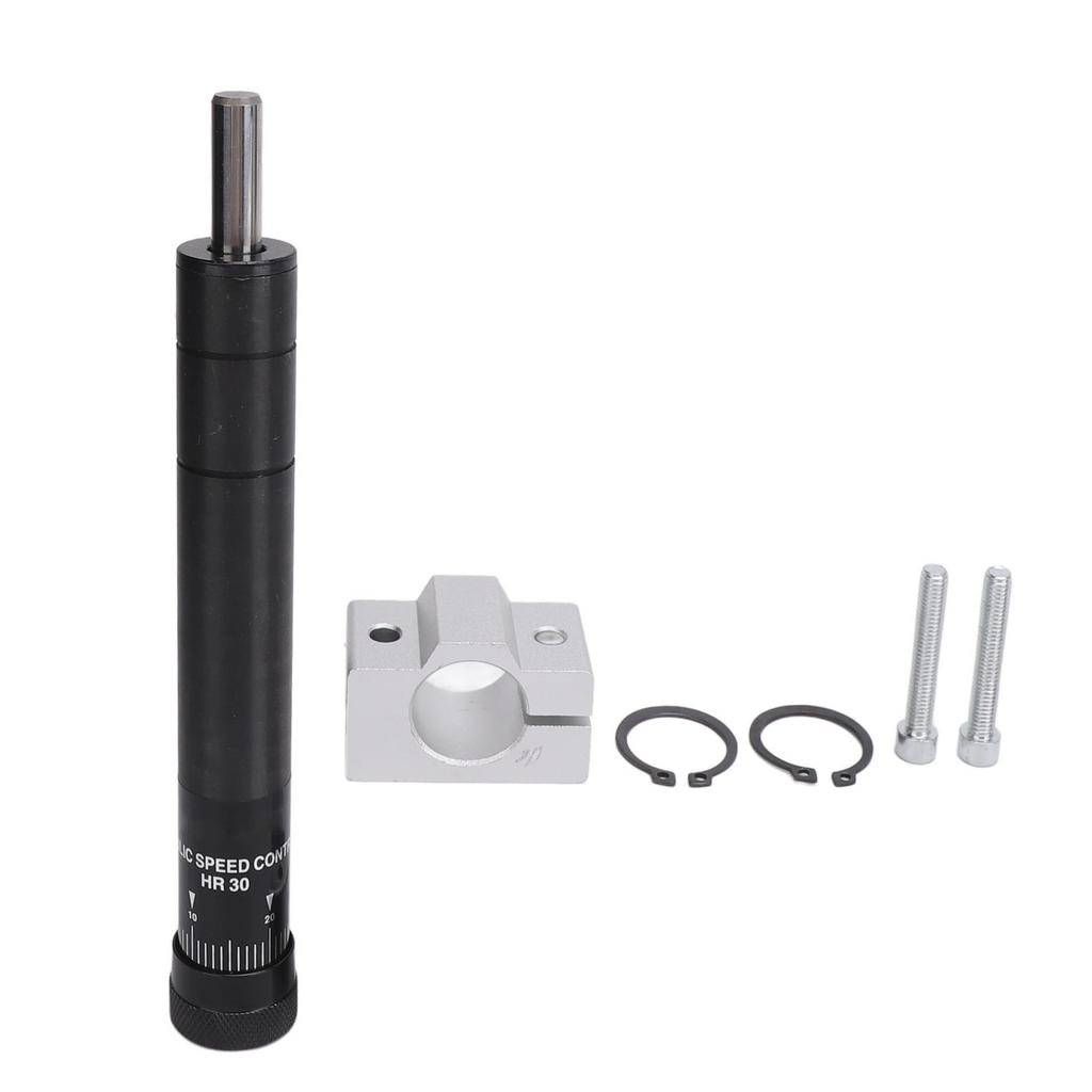 Pneumatischer hydraulischer Stoßdämpfer, Aluminiumlegierung, Dämpfungskraft einstellbar, 30 mm Hub, 300 kg