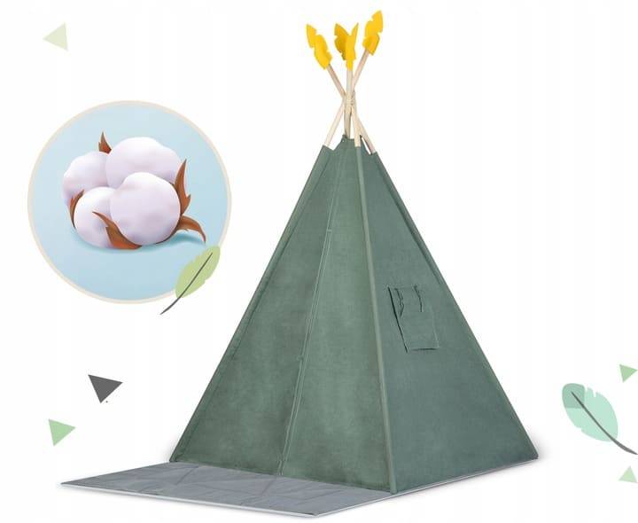 Cotton Tipi Tent - Green