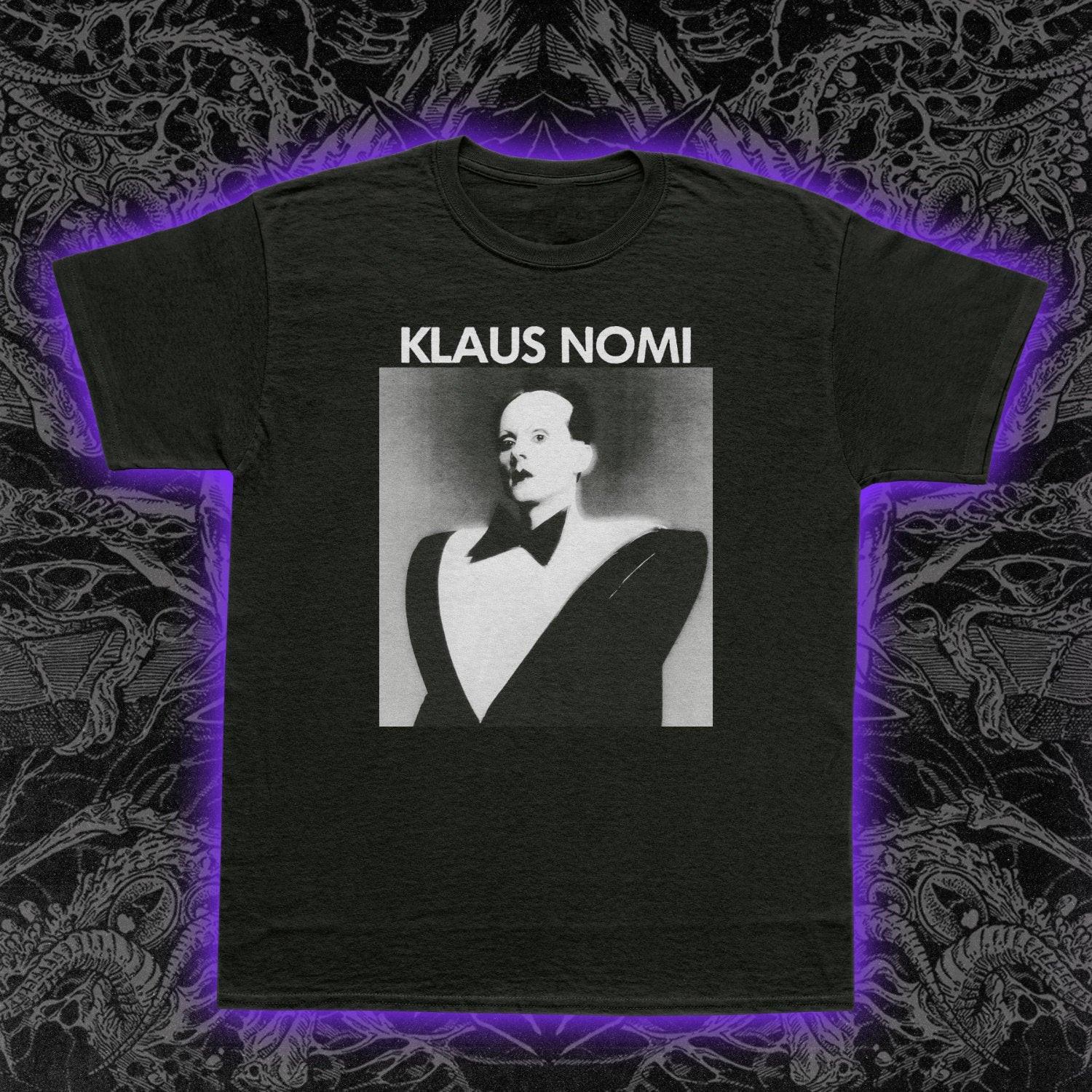Klaus Nomi T-Shirt Mens Womens Tees Top New Wave Opera Music Total Eclipse David Bowie Tee S-5XL L