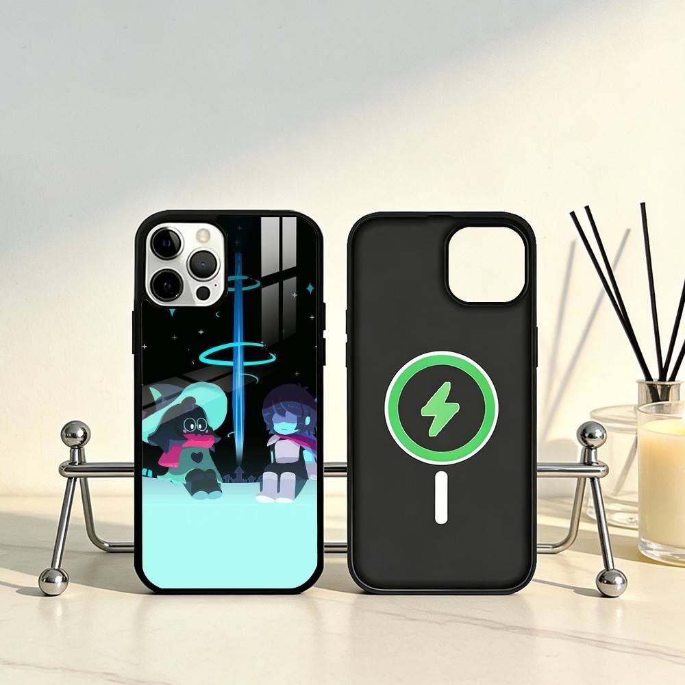 Game D-Deltarune Ralsei Telefoonhoesje Voor iPhone17,16,15,14,13,12,11 Plus,Pro Max Magnetisch Voor Magsafe Draadloos Opladen
