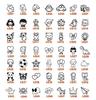 Stamp / Printing personalized for clothing: self-dial stamp up to 2 lines, 10 * 40 mm,