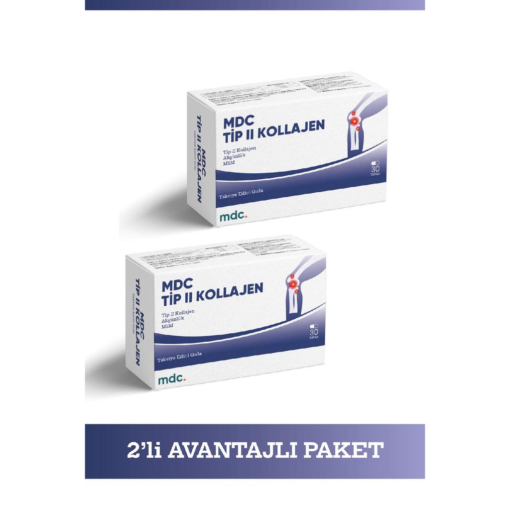 Type 2 Collagen, Msm And Akgnlk Extract 30 Tablet Advantage Package