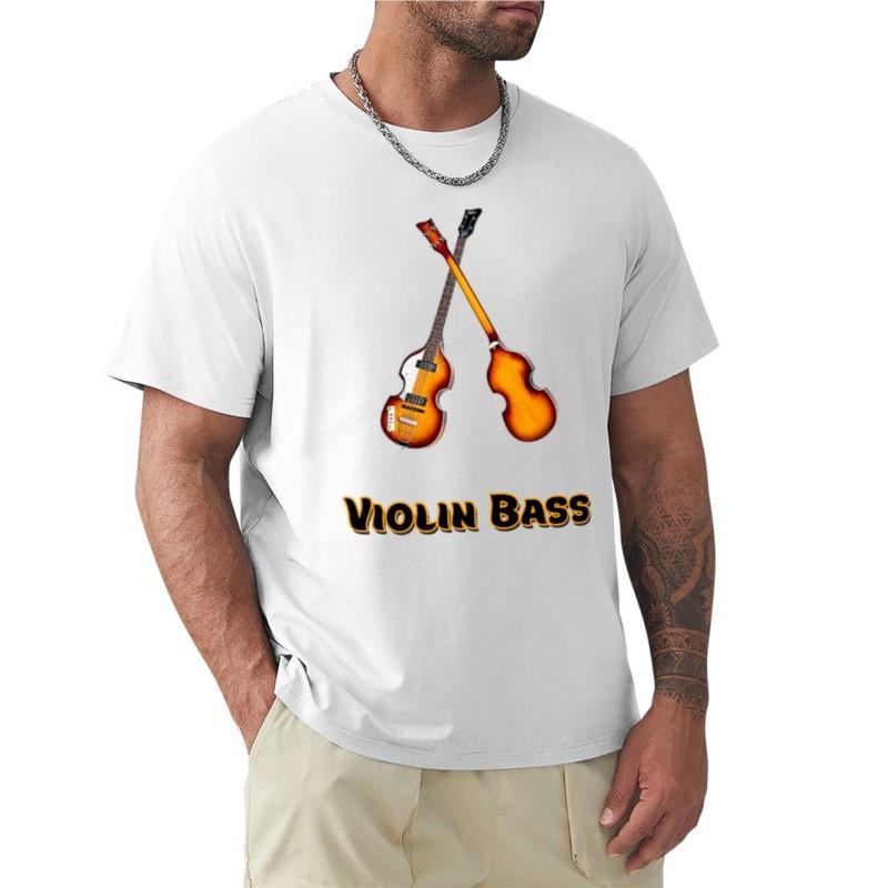 Hofner Violin Bass - Musikinstrumente T-Shirt Hippie-Kleidung Neue Edition T-Shirt Herren T-Shirts Jungen T-Shirt Rundhals Tops