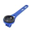 Cycling Computer Mount Aluminum Alloy Extended Riding Computer Mount Bracket Set for Bryton Blue