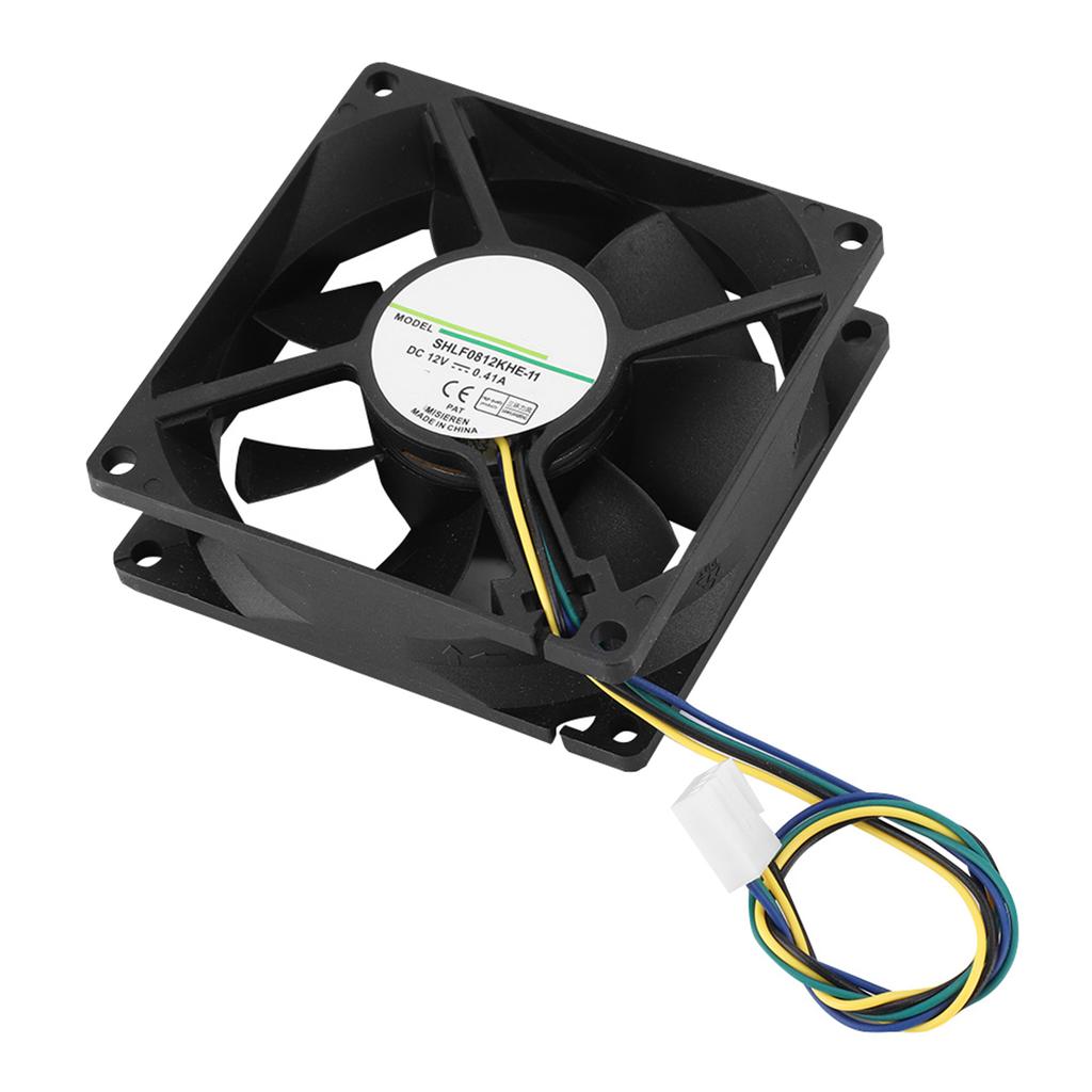 SHLF0812KHE 11 DC12V 0.41A 8CM 4Pin PWM Temperature Control Chassis Cooling Fan Cooler