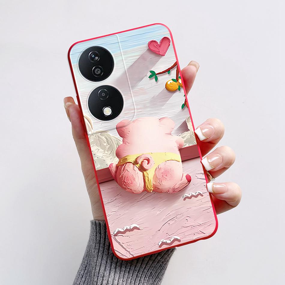 For Honor X7 X7a X7b Case Cute Astronaut Cartoon Cover Soft TPU Phone Case For Honor X7a X 7 a b HonorX7 HonorX7a HonorX7b Shell