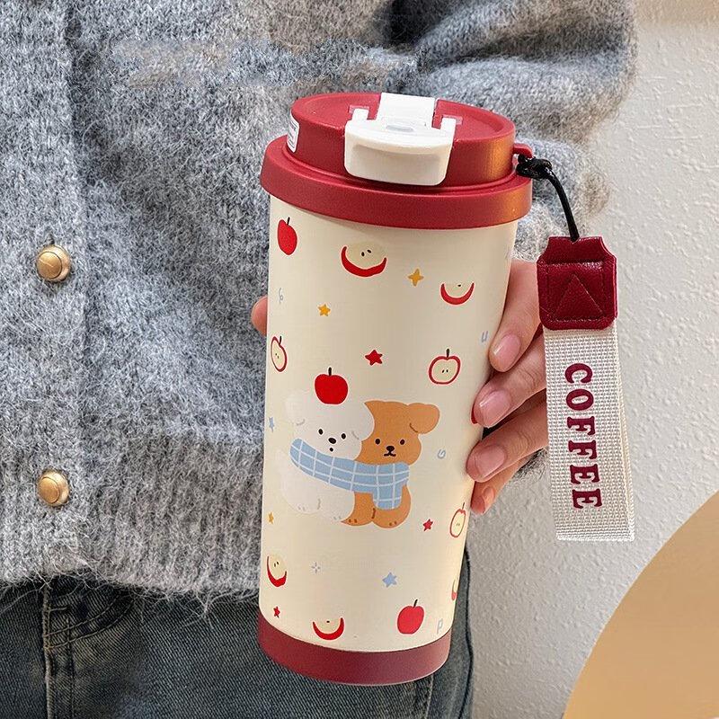 Shangqi 500ml Insulated Straw Cup Set