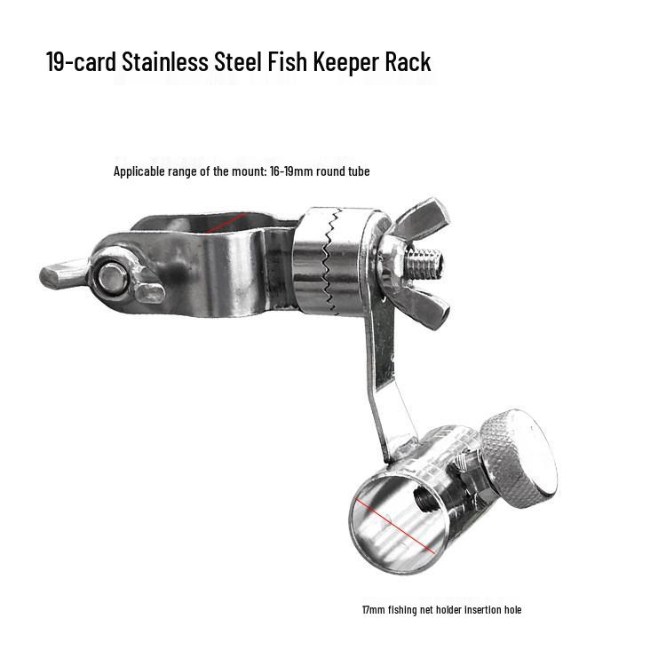 DIY Fishing Rod Stand & Live Stream Holder with Night Lamp, Bait Tray, and Fish Keeper