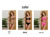 Hot-Selling Sexy Solid Color Split Bikini Swimwear for Women