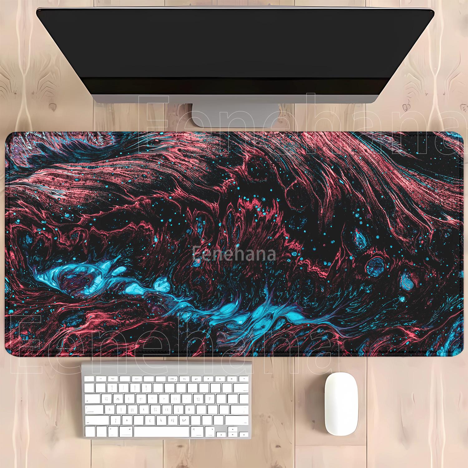 HD Printing Mouse Pad abstract Liquid Fluid Strata Gamer keyboard Nonslip PC Gaming keyboard Mousepad office overlock Desk Mat 400x800x2mm
