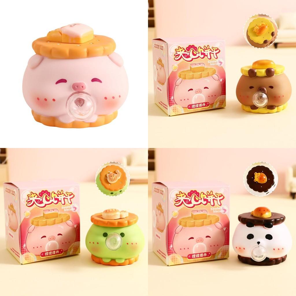 Cartoon Adorable Biscuit Squeeze Decor For Stress Relief And Memorable Giving Gift