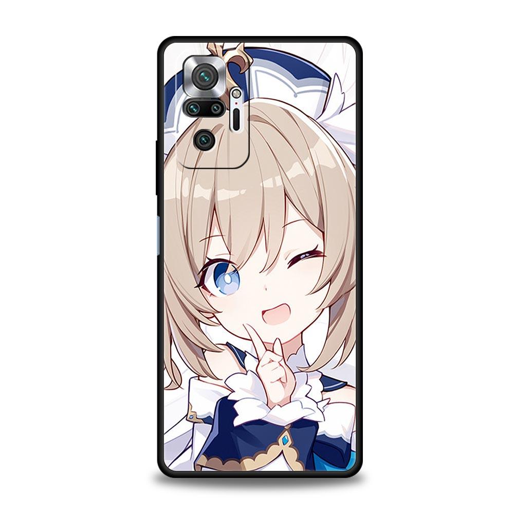 Genshin Impact Game Phone Case For Xiaomi Redmi Note 12 11 10 Pro Plus 10S 9S 9 9T 8T 9C 9A 8 7 K40 Gaming Silicone Cover