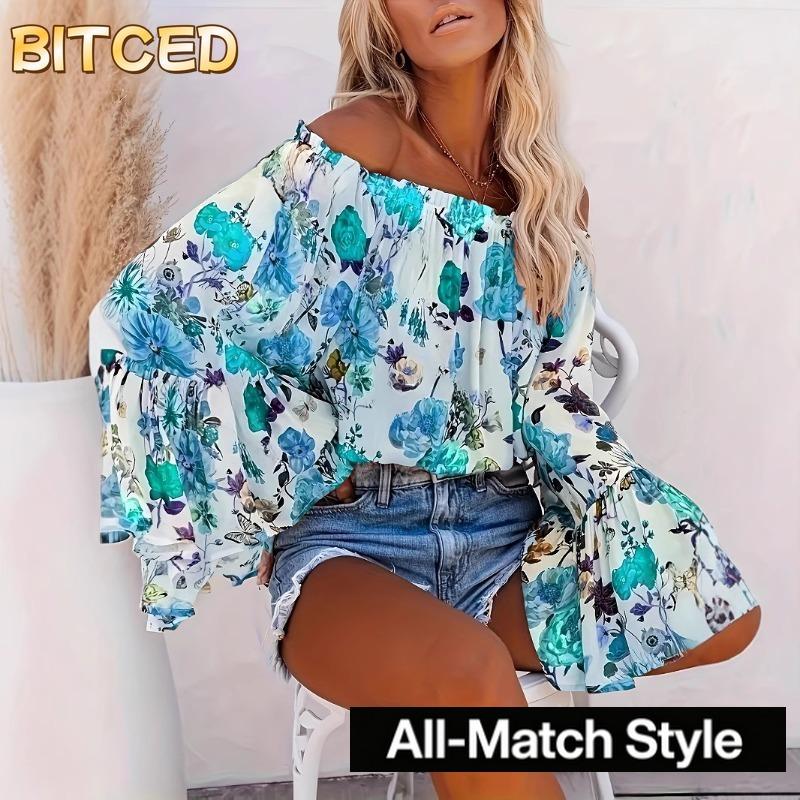 BITCED Women's Fashion Casual Long Sleeve Blouses & Shirts