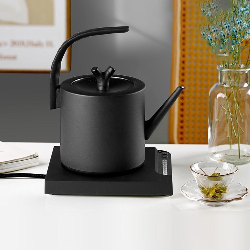 220V 1500W Kettle Tea Stainless Steel Teapot 1.0L Stove Metal Coffee Pot For Hotboiling Pots Gas Home Camping Kitchen Accessorie