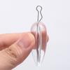 10Pcs 3.2g/7.5g Durable Silicone Fly Fishing Lure Sinking-down Transparent Casting Aids Fishing Tools Buoy