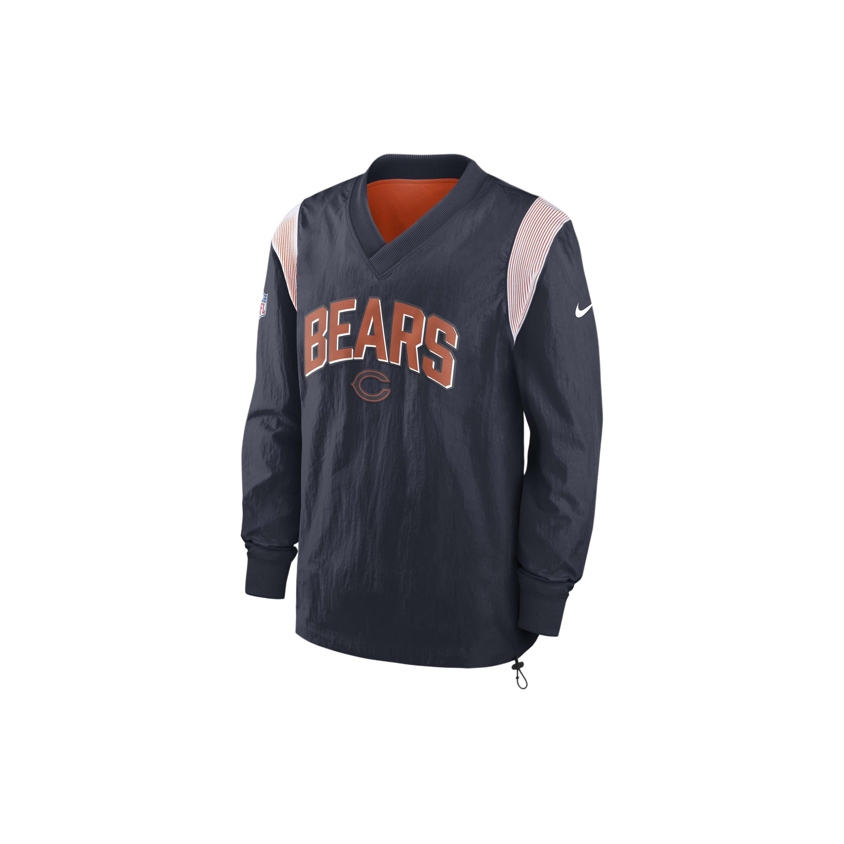 

New Nike Athletic Stack NFL Chicago Bears Jackets Coats Men s Marine Blue NS34051Y7Q-5RL L