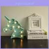 Adorable Cute Unicorn Head Led Letter Table Lamp Perfect For Children's Room Decor