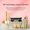 Complete Orff Percussion Set for Children: Cymbals, Claves, Maracas, Tambourine, Triangle & Double Wood Block