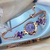 Flower Quartz Wristwatch Ladies Business Watches Elegant Rhinestone Quartz Watch  Casual Wear