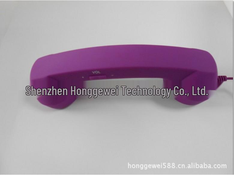 Micrófono de Teléfono con Auricular Grande Retro Anti-Radiación - Teléfono Auricular Regalo Genial