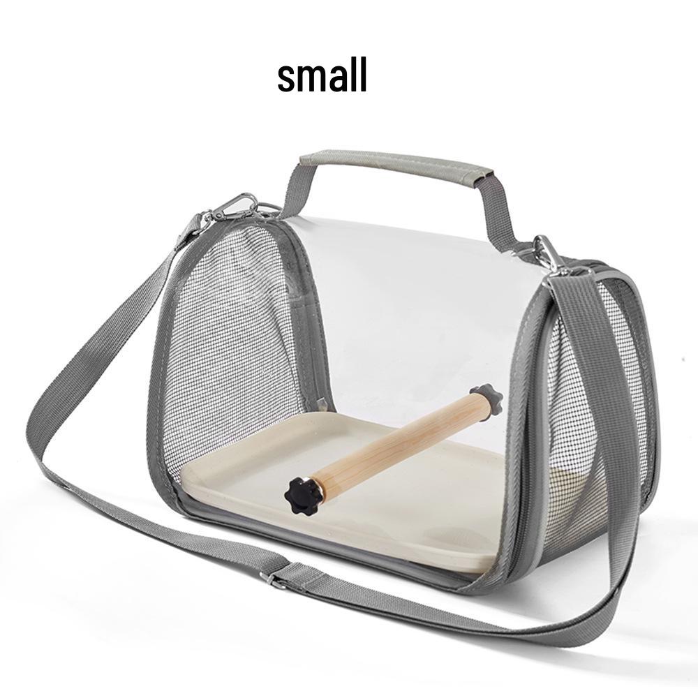 

Портативная сумка для прогулок для маленьких птиц, голубей, ящериц и домашних животных - Дорожная клетка для солнечного аратинга или кореллы