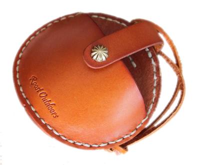 Roost Outdoors Genuine Leather Camera Lens Cap Genuine SLR Lens Cap Strap Compatible with 52mm and 72mm Lenses Holder, Lid, Leather, Cover, Case,
