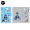 2026 Christmas Window Stickers Santa Claus Reindeer Snowmen PVC Static Glass Stickers No Glue Reusable Christmas Home Decoration