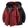2025 Winter Mid-Length Men's Plus Size Trendy Cotton Padded Jacket (Fits Up To 300 Jin)
