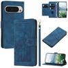 Luxury Tulip Cards Solt Wallet Flip Leather Phone Case For Google Pixel 10 Pro XL 9A 9 8 8A 7A 7 Bag Book Strap Kickstand Cover