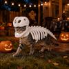Pet dinosaur skeleton-shaped clothing, soft plush material, 3D three-dimensional tailoring, suitable for cat and dog dress-up clothing, suitable for