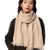 Delicate Twist Solid Color Wool Scarf Female Soft Couple Scarf