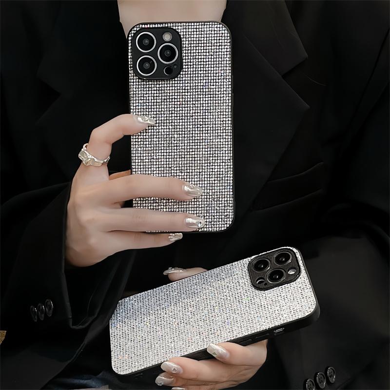Luxury Glitter Diamond Phone Case For Iphone 14 13 11 12 Pro Max X Xr Xs Max 7 8 14 Plus Shniy Rhinestones Soft Silicone Cover