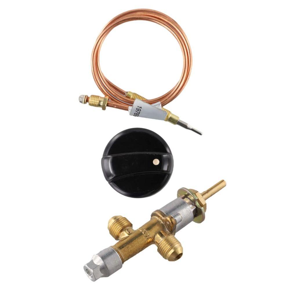 Lufttäthet Värmeventil Kit Stabilitetsventil Eldstadsreparationsventil Termoelementprob Camping