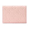 Louis Vuitton Rosalie Monogram Snap Closure Leather Wallet Women wallet Pink M26894