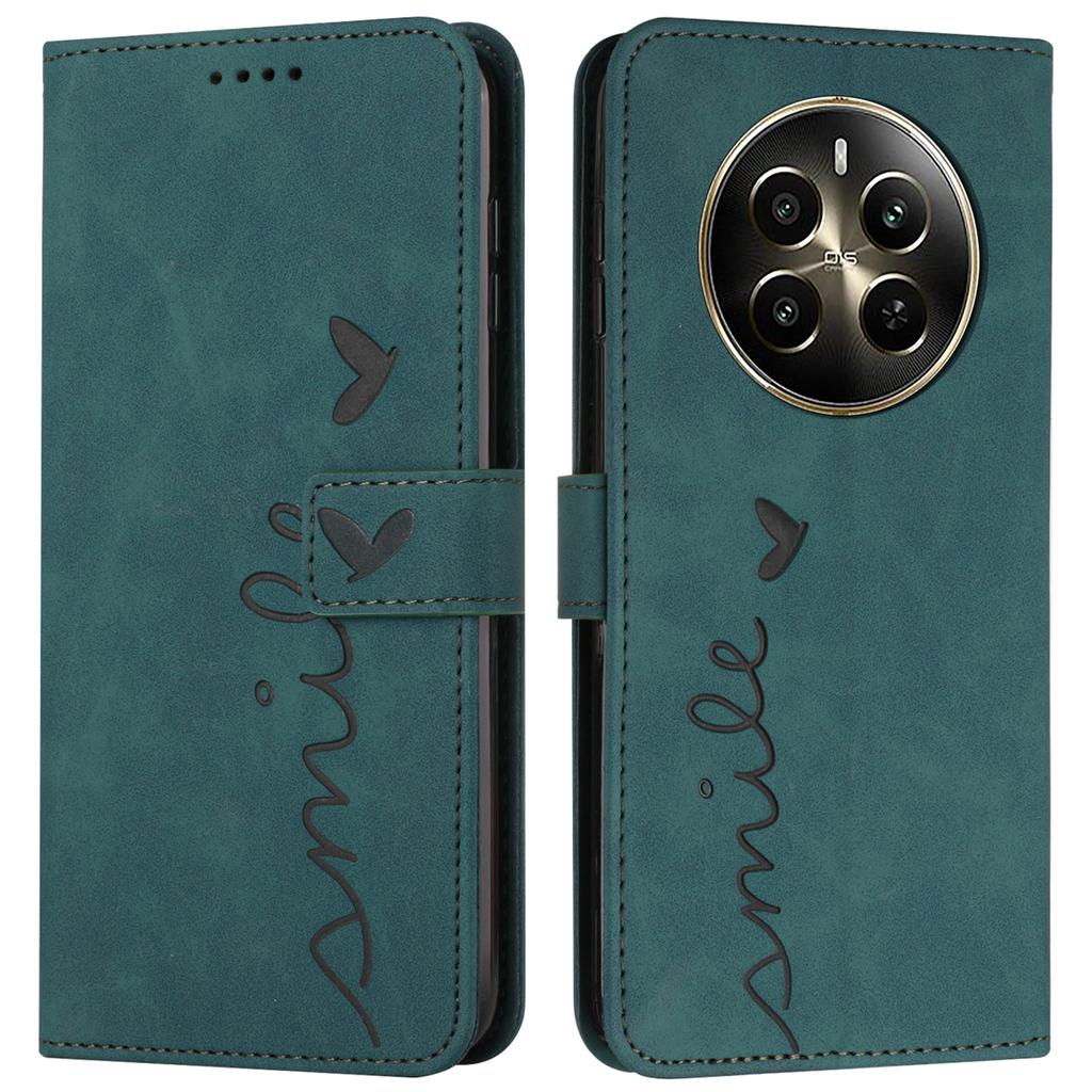 For Realme Narzo 70 5G/Narzo 70 Pro 5G/P1 5G/12 4G/12+ 5G Case Viewing Stand PU Leather Phone Cover Imprinted Pattern