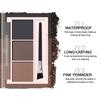 Three-color Eyebrow Powder Shadow Three-dimensional Eyebrow Shape Waterproof and Sweat-proof Natural Long-lasting Eyebrow Powder