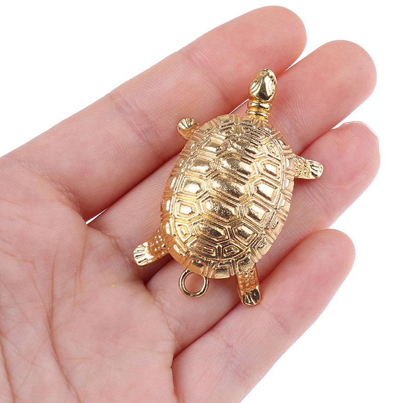 Feng Shui Golden Money Turtle Lucky Fortune Wealth Home Office Decoration Gift
