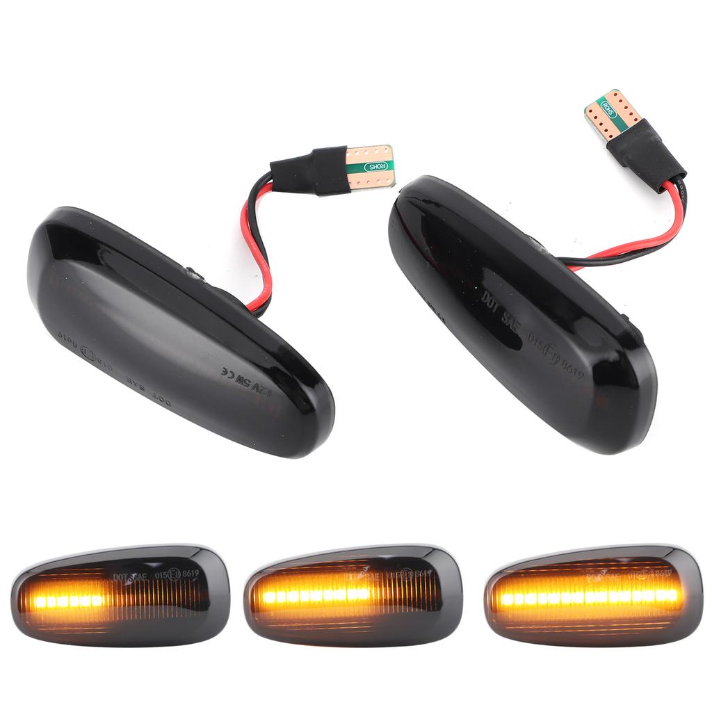 Auto Modifikation Seitenmarkierungsleuchte Kotflügel Blinker für Opel Astra 1999?2005 Rauchfarbe