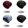 Luxurious Women Men Unisex Camping Hat Winter Beanie Baggy Warm Wool Ski Cap Fleece Line