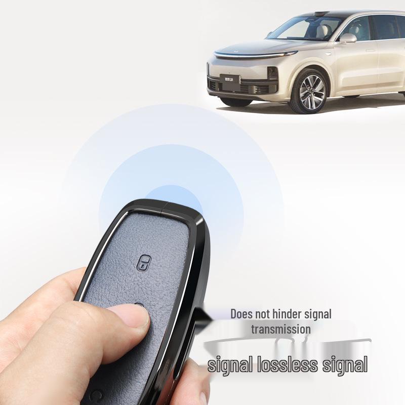 BYD D9 & N7/N8 Men's High-End Key Case with Keychain - Simple Car Accessory