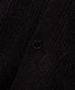 AGOD Hairy Ribbed Knit Cardigan [Black]