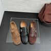 Versatile 2025 autumn new retro fringed suede fashion shoes