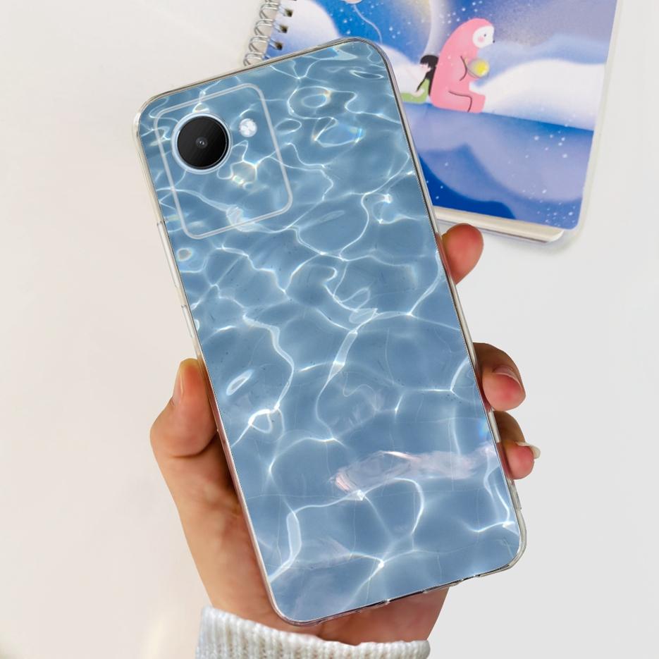 Für Realme C30 Hülle Realme C30s RMX3690 Stilvolle Candy-Lackierte Abdeckung Weiche Dünne Handyhülle Für Realme C30s C 30 s RealmeC30 Bumper