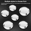 Silver Faucet Hole Cover Stainless Steel Faucet Decorative Covers Drainage Seal Plug  Bathroom